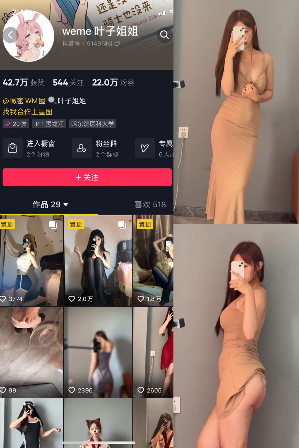 抖音 叶子姐姐 微密圈  NO.009期 【22P8V】(抖音叶子姐姐会员)插图